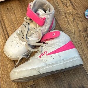 Fila Kids' Sneakers in White and Pink